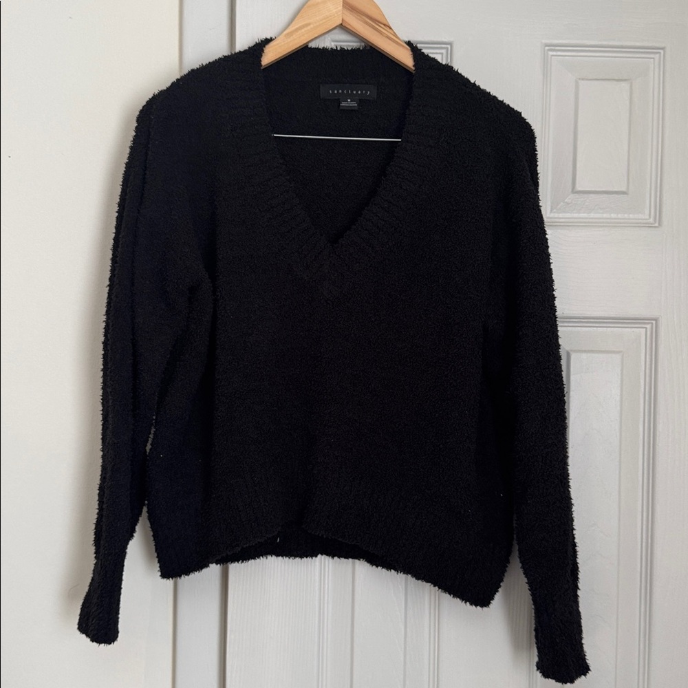 Sanctuary Black V-Neck Sweater
